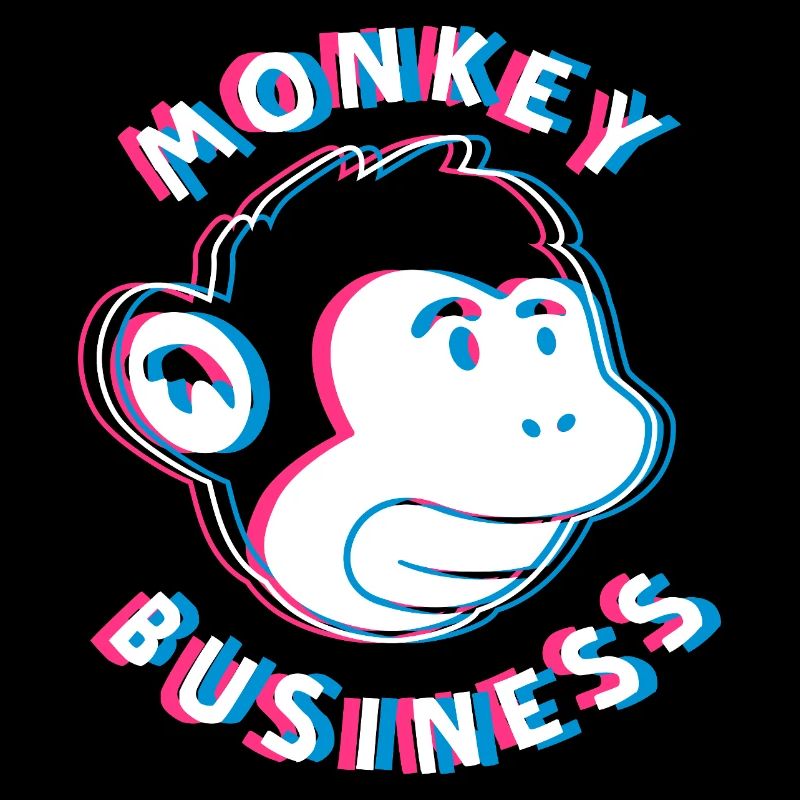 Monkey Business 3D - Art urbain graffiti Affe