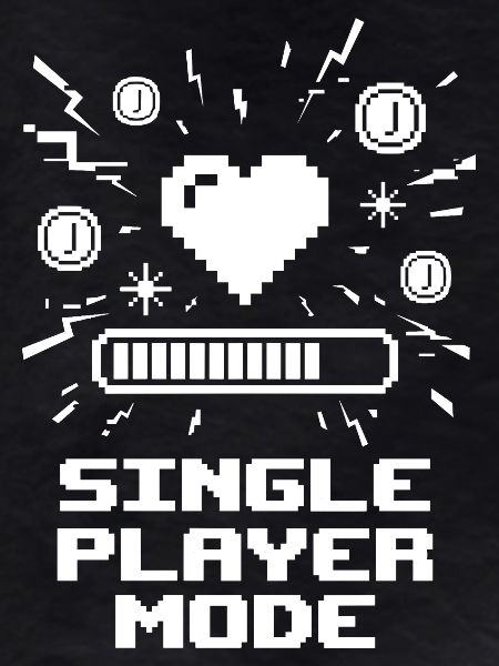 Single Player Mode Gamer Heart