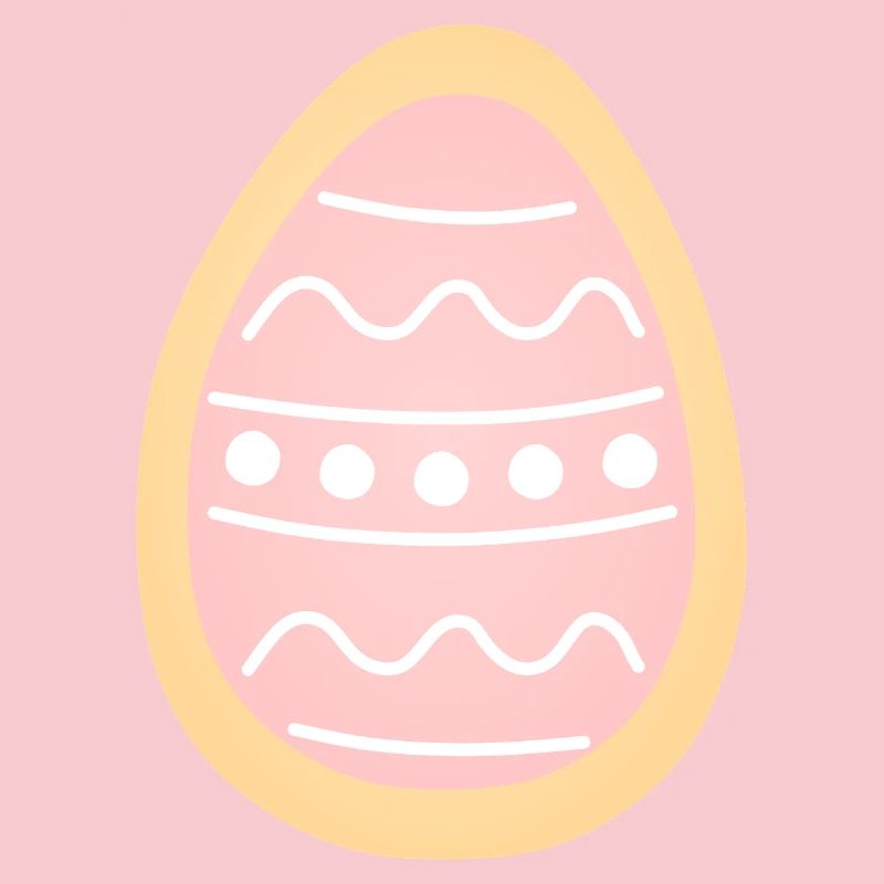 Pastel Easter Egg Cookie