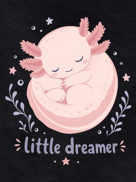 Little Dreamer Moon Axolotl
