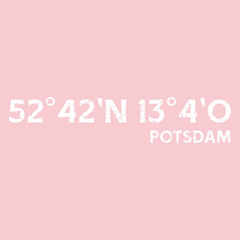 Potsdam Coordinates Souvenir Gift