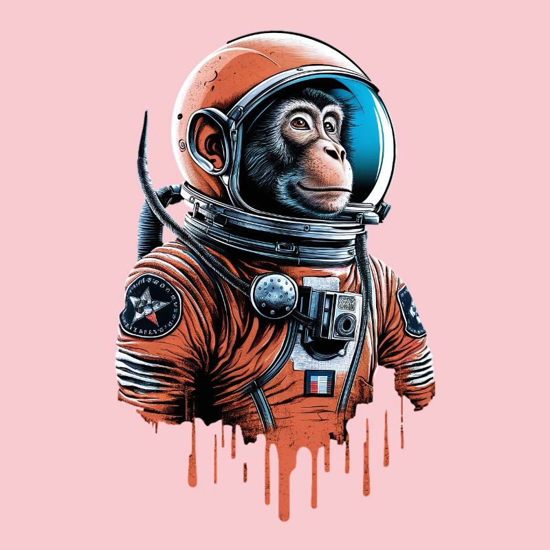 Le singe de l’espace explore l’univers