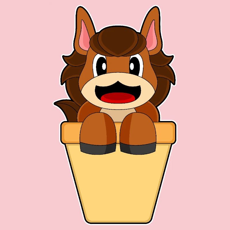 Cornet de glace de cheval