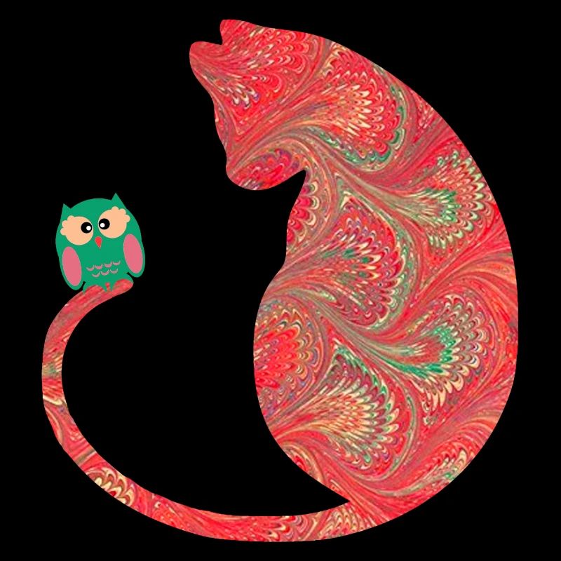 Chat avec hibou E 91