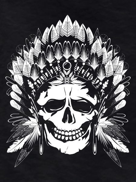 Chief Skull white motif