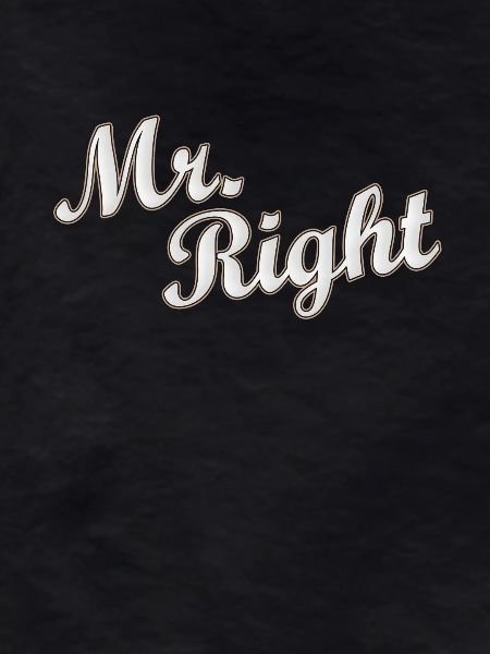 Mr Right Paarshirt / Partnershirt Geschenkidee