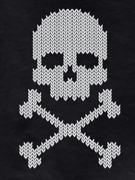 skull knitted