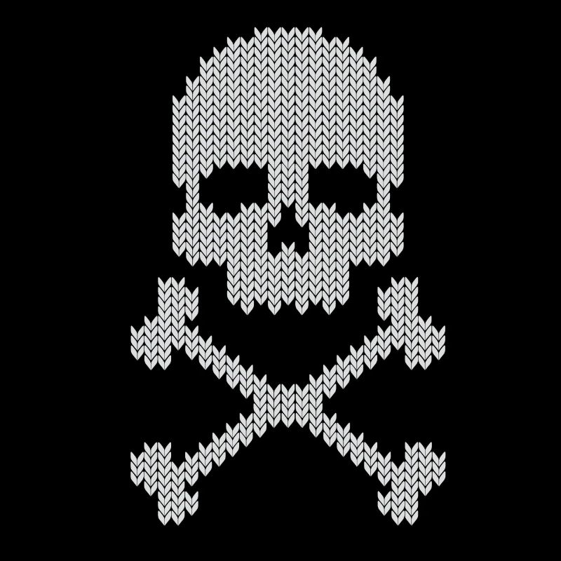 skull knitted
