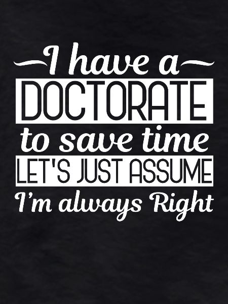 PhD student doctorate