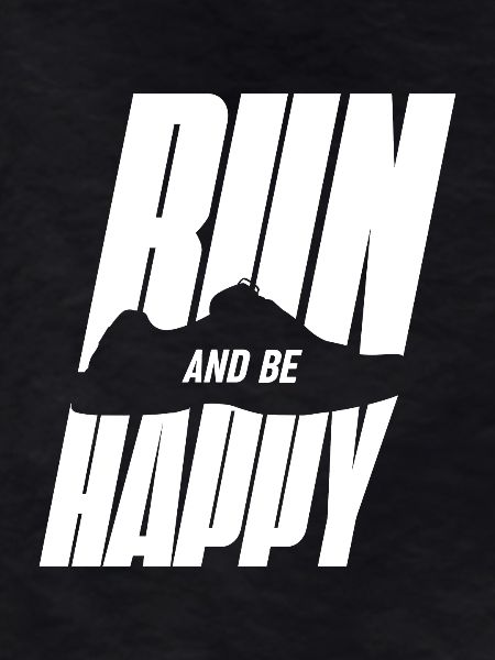 Running happily