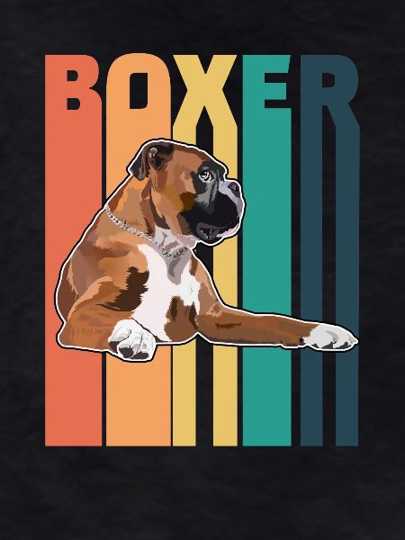 Boxer Chien Rétro