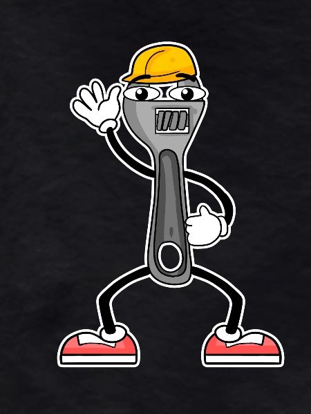 Tool Cartoon Wrench