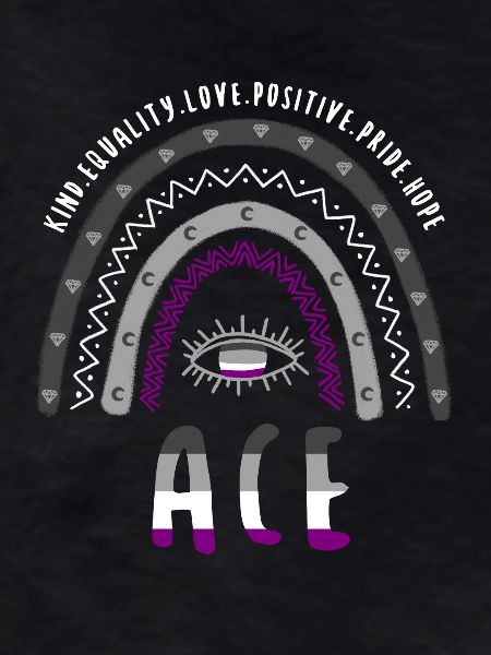 Boho Regenbogen Ace Pride