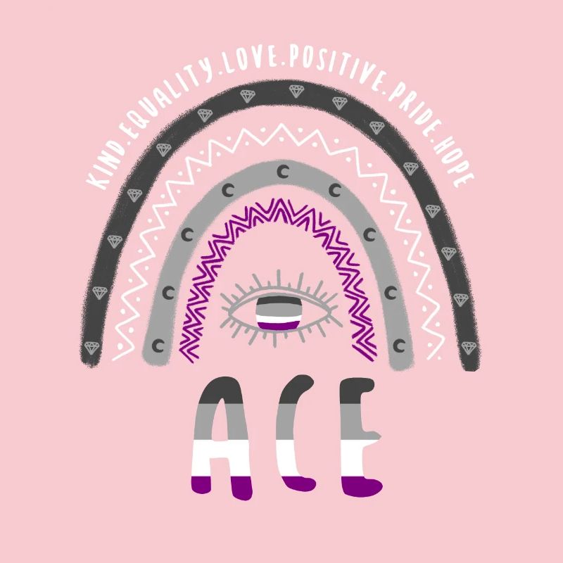 Boho Regenbogen Ace Pride