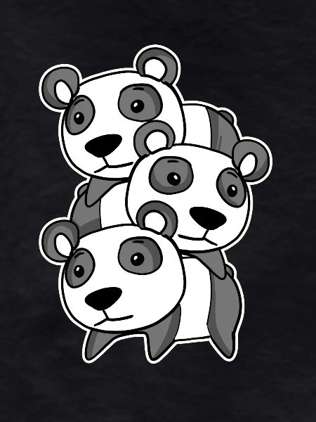Cute pandas