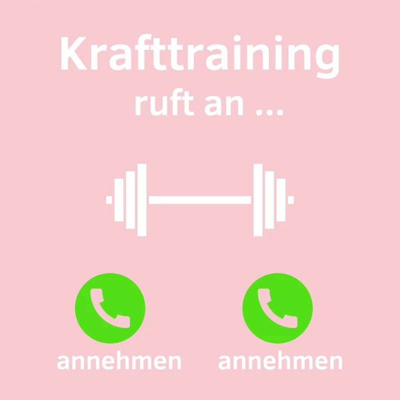 Krafttraining ruft an - annehmen oder annehmen?