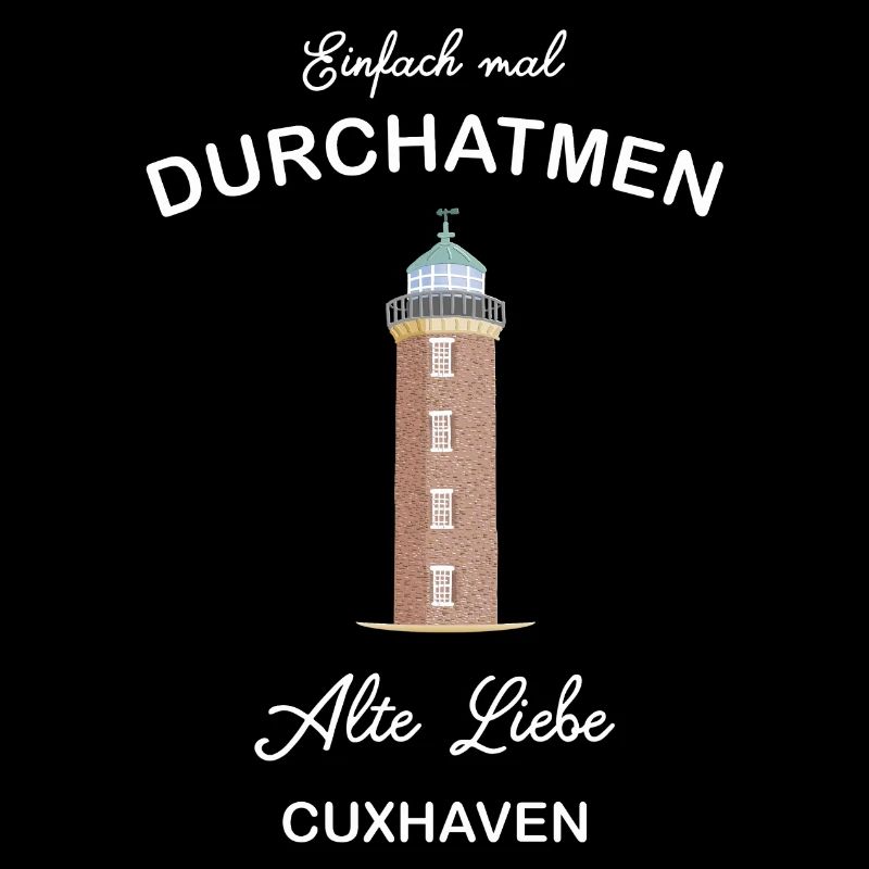Cuxhaven, Hamburger Leuchtturm an der Alten Liebe