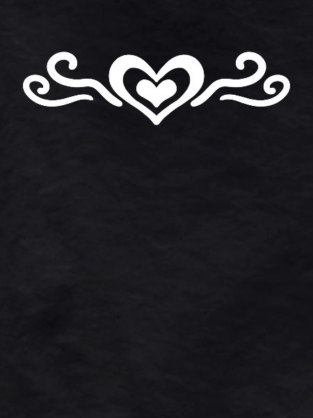 Heart Motif White