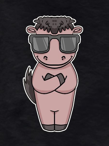 Horse with sunglasses