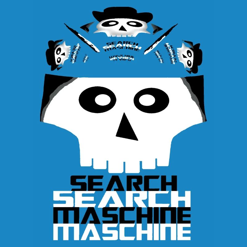 Skull Search Engine Logo Shirt Computer Science Design