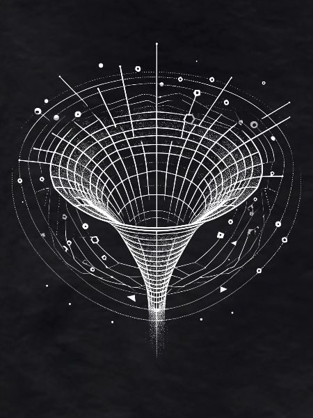 Black Hole Funnel in Space