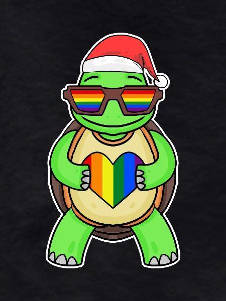 Turtle Rainbow Christmas