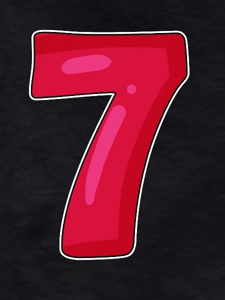 7 red