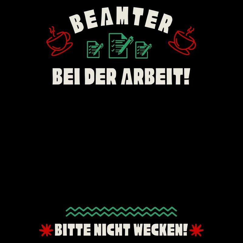 Schlafender Beamter