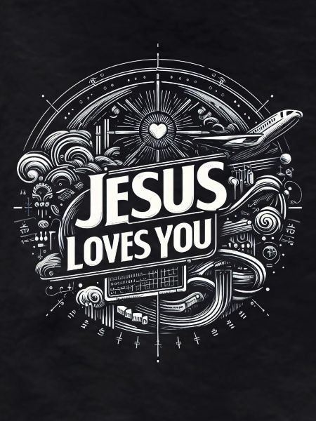 Jesus Loves You – Circle Design