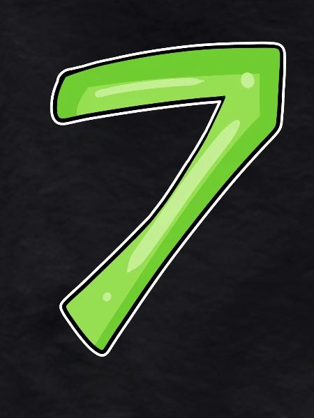 7 - seven green