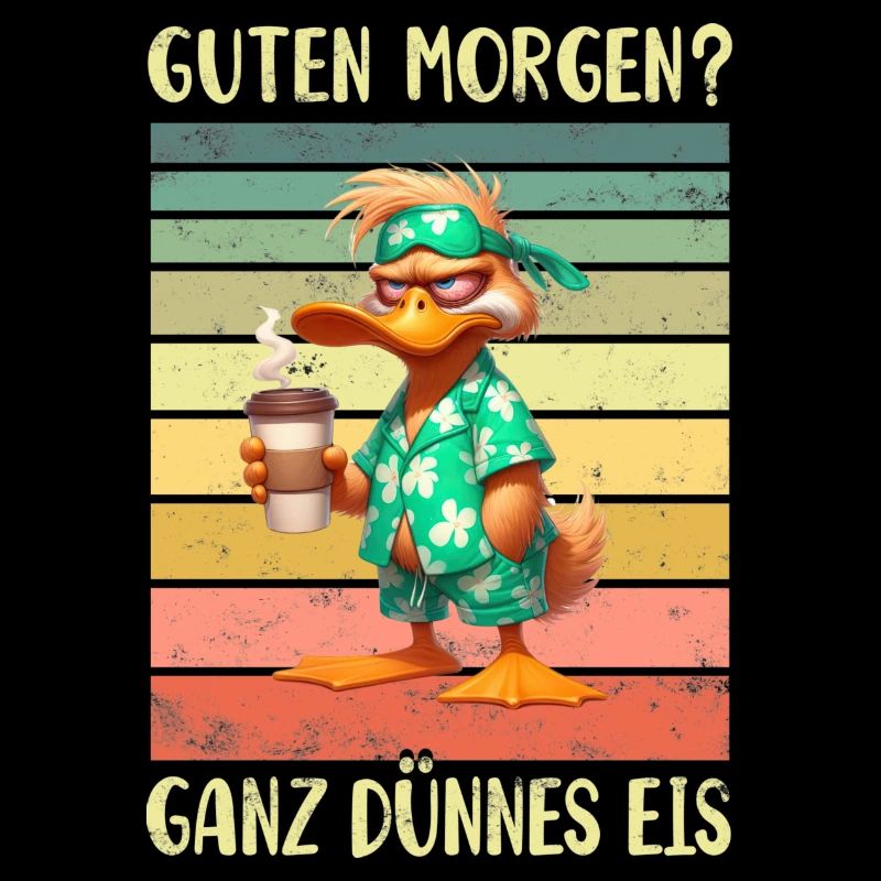 Ente Morgenmuffel