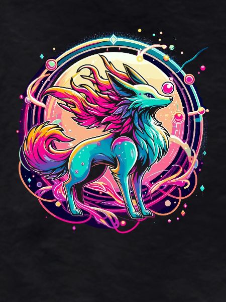 Psychedelic Fox Art