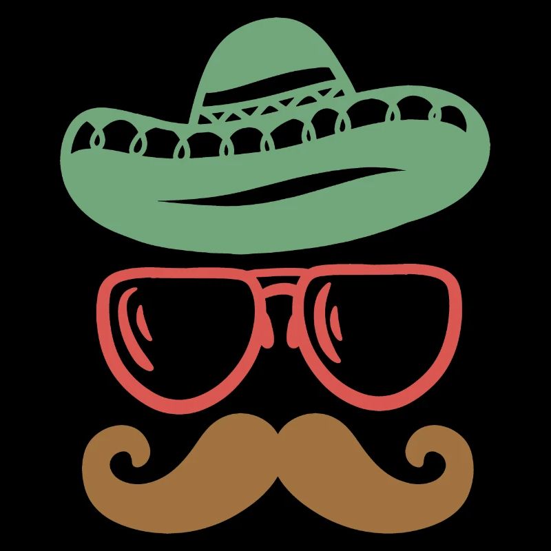 Cinco de Mayo mexikanisch Schnurrbart