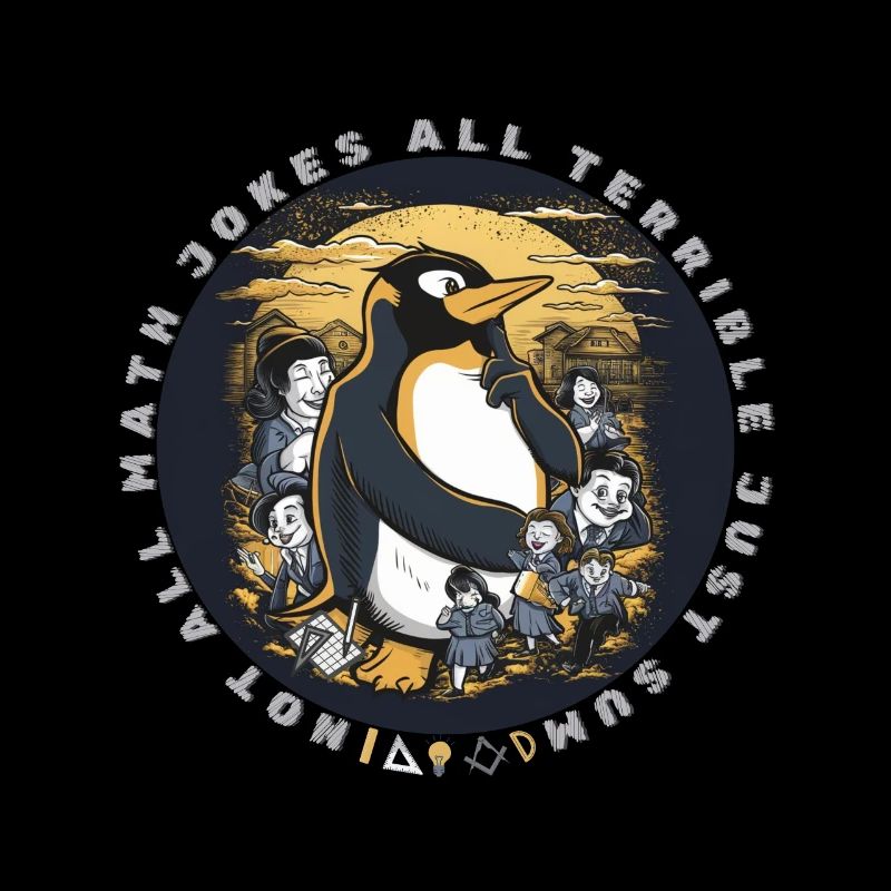 Not All Math Jokes All Terrible Just Sum Penguin