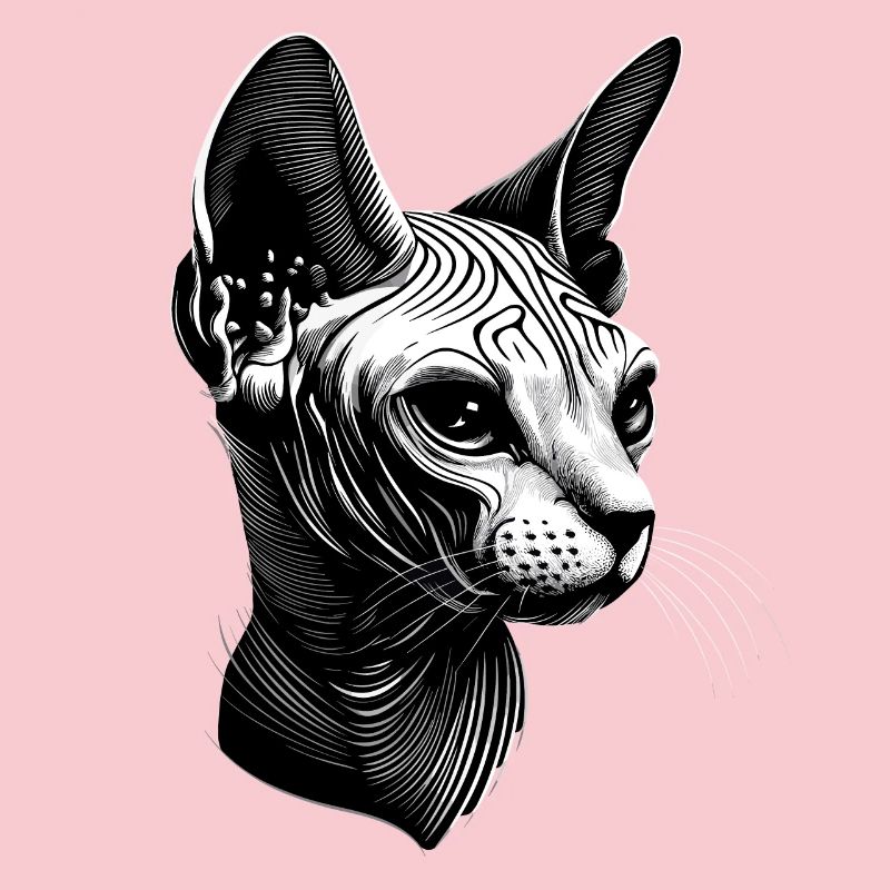 Chat Sphynx Chat Sphynx Chat Canadien Mignon Sphinx