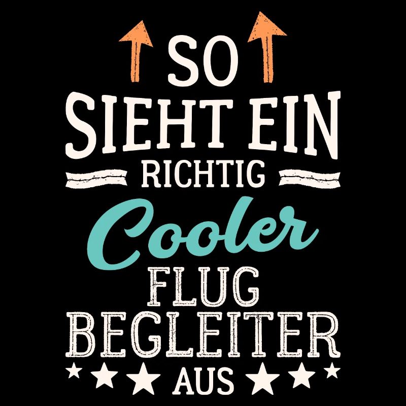 So sieht ein richtig cooler Flugbegleiter aus