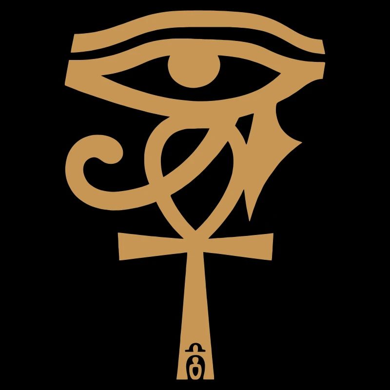 Symbole de l'œil d'Horus et d'Ankh