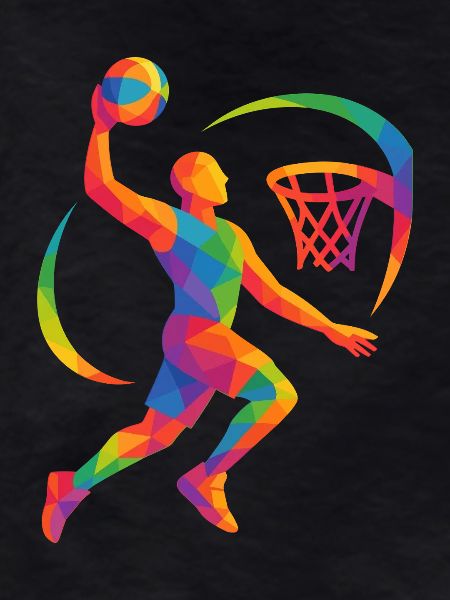 Polygon Basketball Player
