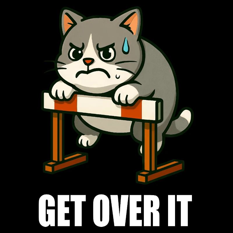 Motivation Cat Hurdles Hurdles Hurdler Saying