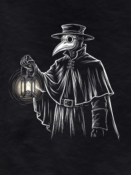 Mystical quack with lantern