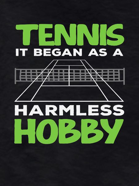 Tennis Player Harmless Hobby Fun