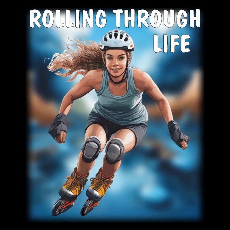 FRAU Rollschuhe ROLLING THROUGH LIFE