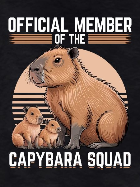Funny aesthetic Kawaii Capybara
