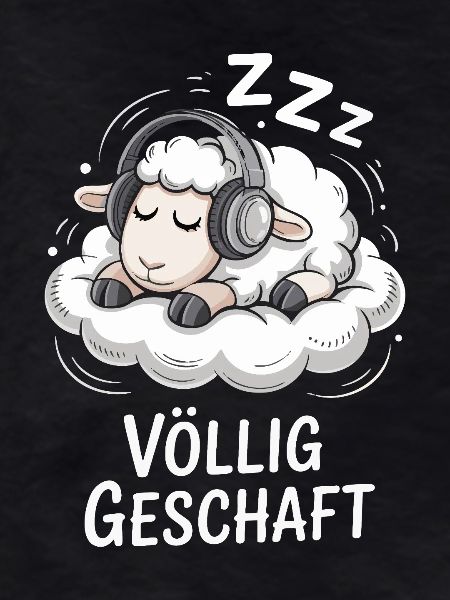 Völlig geschafft geSchaft Schaf Design