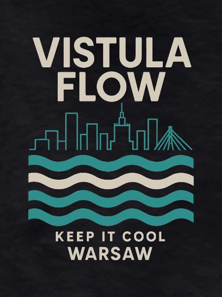 Vistula Flow Warsaw Skyline Design