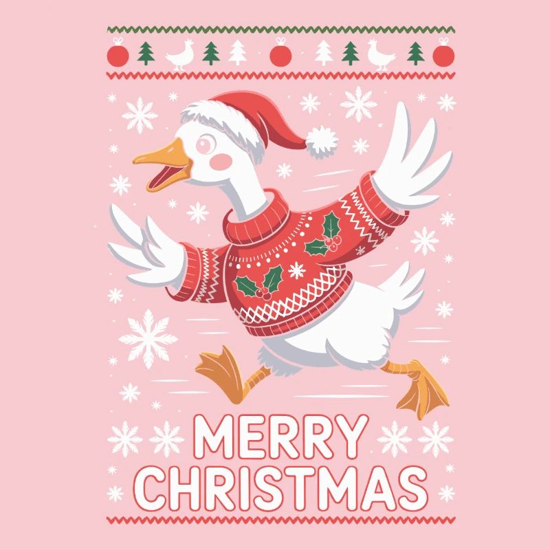 Weihnachtsgans im Pullover