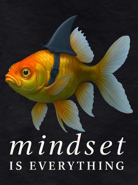 Mindset is Everything Goldfish, Motivational 