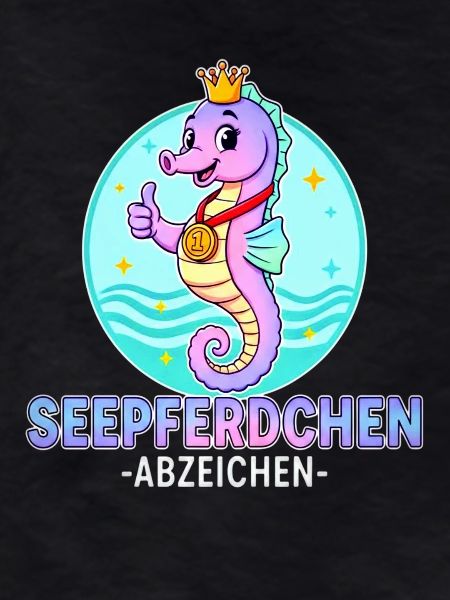 Seahorse Badge with Gradient