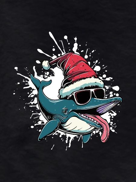 Whale Christmas Funny