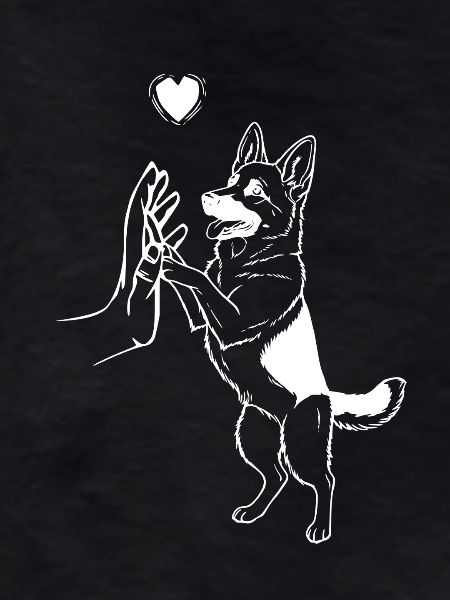 German Shepherd Art Dog